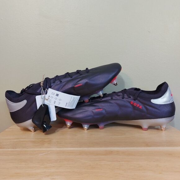 Adidas Copa Pure 2 Elite KT SG Soccer Cleats Purple Silver IG6396 Men's Size 13 - Picture 4 of 7